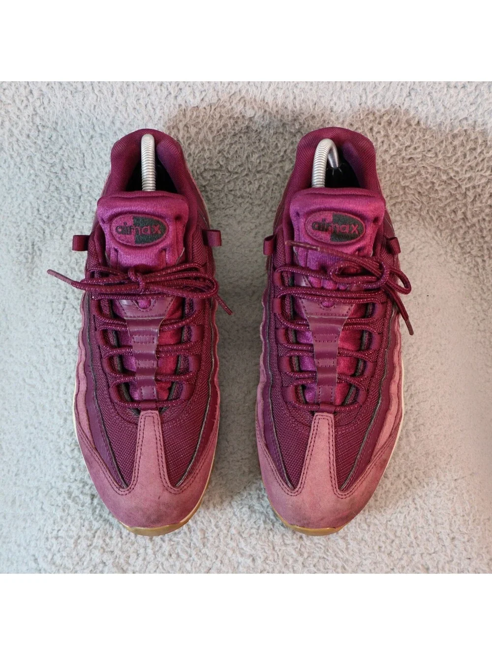 Air Max 95 Bordeaux Gum SE Sz 10.5 Used no box
